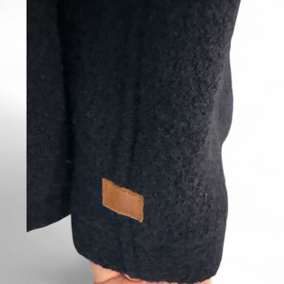 The Normal Brand Men's Wool Blend Balboa City Hooded Peacoat Jacket Navy Blue XL - Picture 4 of 6